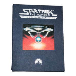 Star Trek 25th Anniversary Collection 5 VHS tapes + 3 Sealed Pins 1991